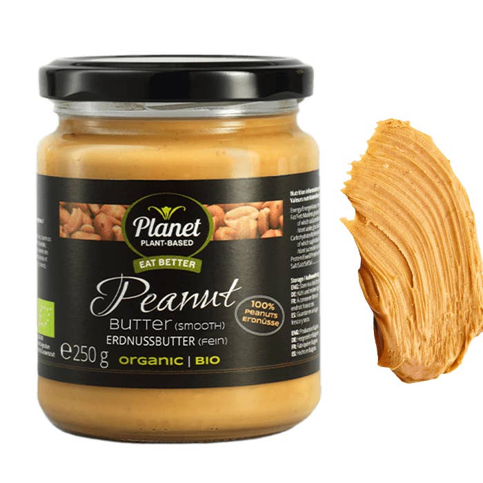 Planet Plant-Based – wholesale Nötsmör – Ekologiskt slät jordnötssmör
