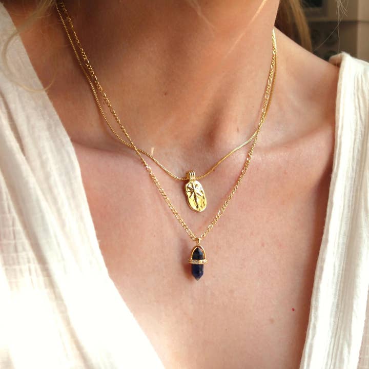 The Silver Wren - Wholesale Pendant/Charm Necklace - Bea Celestial Pendant Necklace