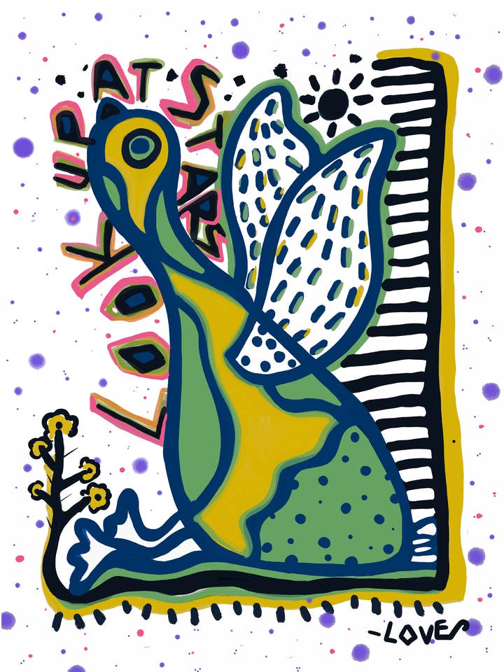 Impression d'art "Look Up" pour la vente par LOVELEEN®️