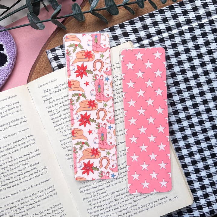 Western Holiday Bookmark for wholesale by Cozy Reads Shop