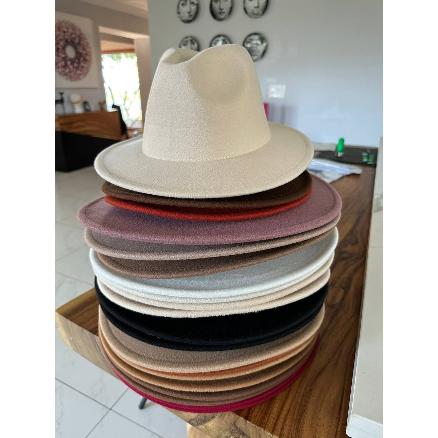One and Only Accessories - Wholesale Fedora - Women's - Painting or decorating hats-12- Pcs Assorted Packs5