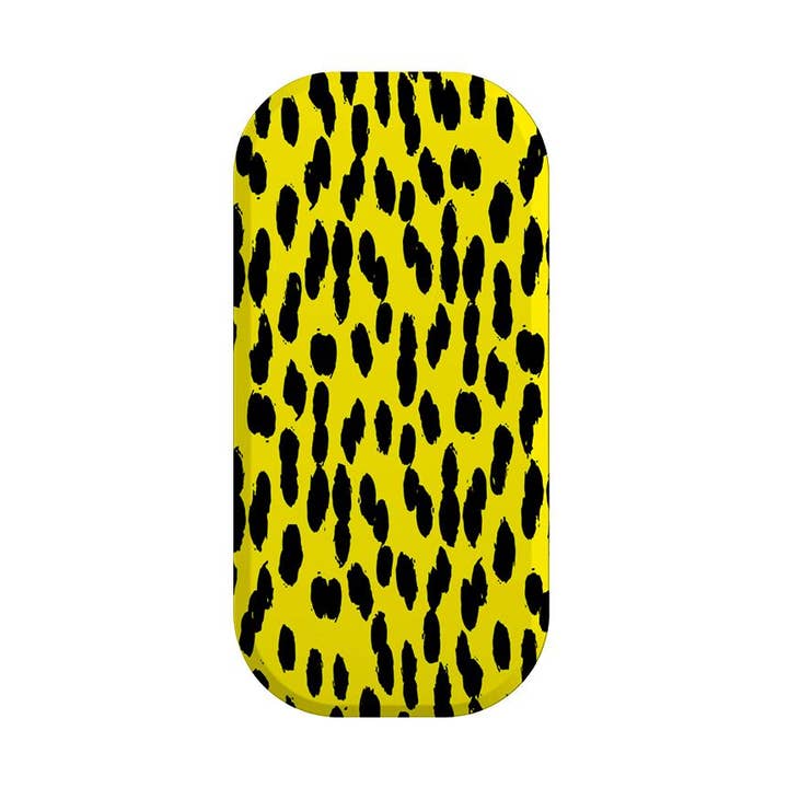 Sort og gul mono telefonstativ for engroshandel hos Stringberry