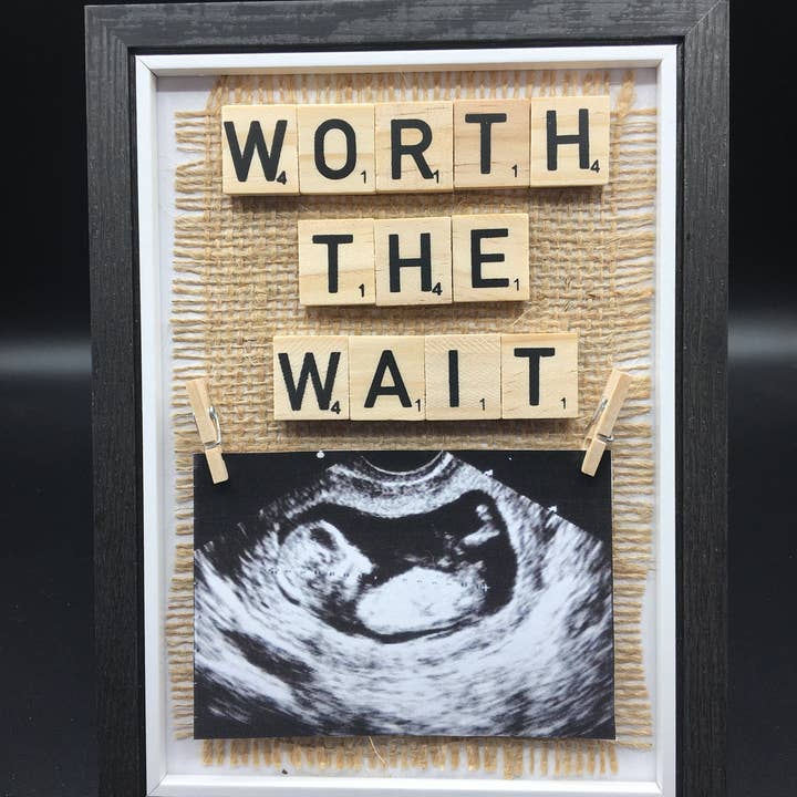 KCK Gifts – Engroshandel Billedramme - Børn og baby – BABY SCAN FOTORAMME