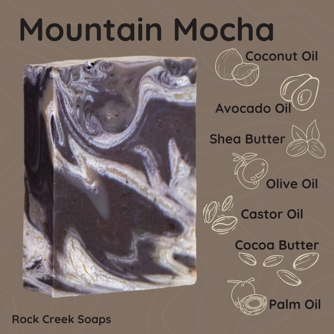 Rock Creek Soaps - Wholesale Bar Soap - Mountain Mocha Bar Soap | Espresso & Sweet Cream2