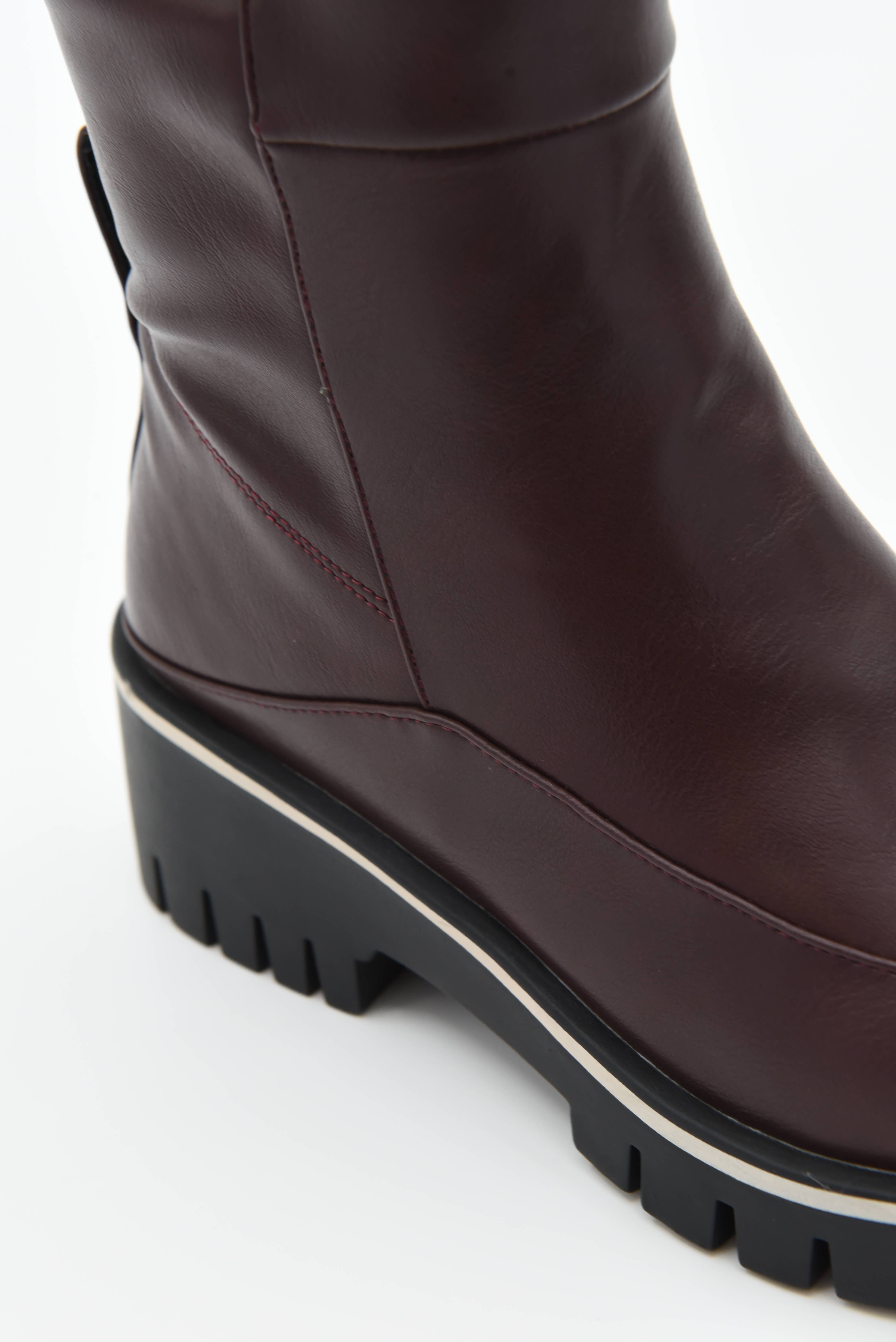 Azarey - Wholesale Boots - Women's - Knee-high boot with lug sole 462K165 9