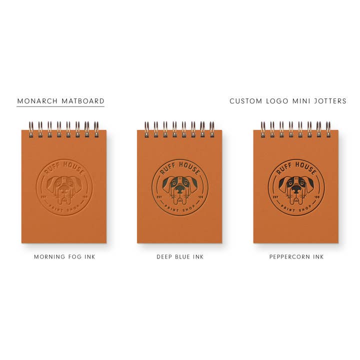 Ruff House Print Shop - Wholesale Notebook - Custom : Logo Mini Jotter Notebook
