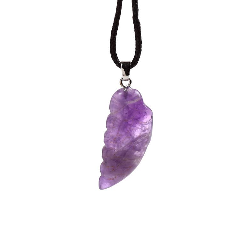 Puckator EU - Wholesale Spiritual Stone/Crystal - Healing Stone Gemstone Angel Wing Shaped Pendant3