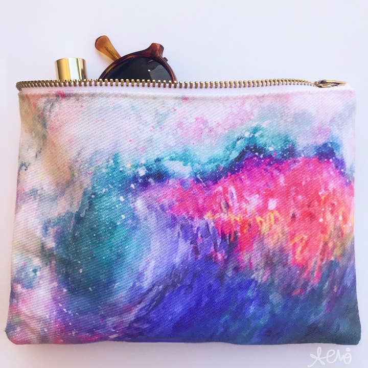 Big Kahuna Wave - Small or Medium or Large Pouch for wholesale by Aubrey Emi Designs