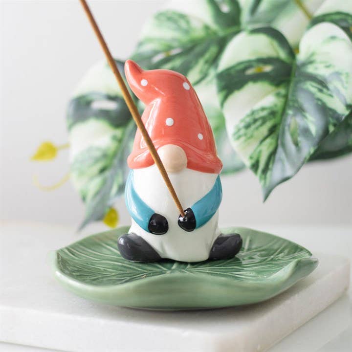Something Different Wholesale - Wholesale Incense Holder - Gonk on Lily Pad Incense Stick Holder