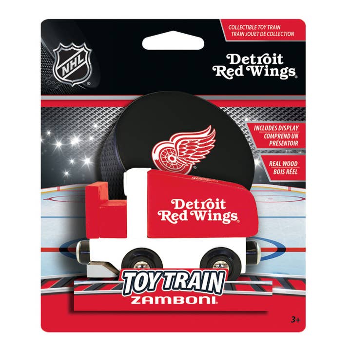 Masterpieces Puzzles - Wholesale Toy Car/Truck - Kids - Detroit Red Wings Toy Zamboni Train Engine