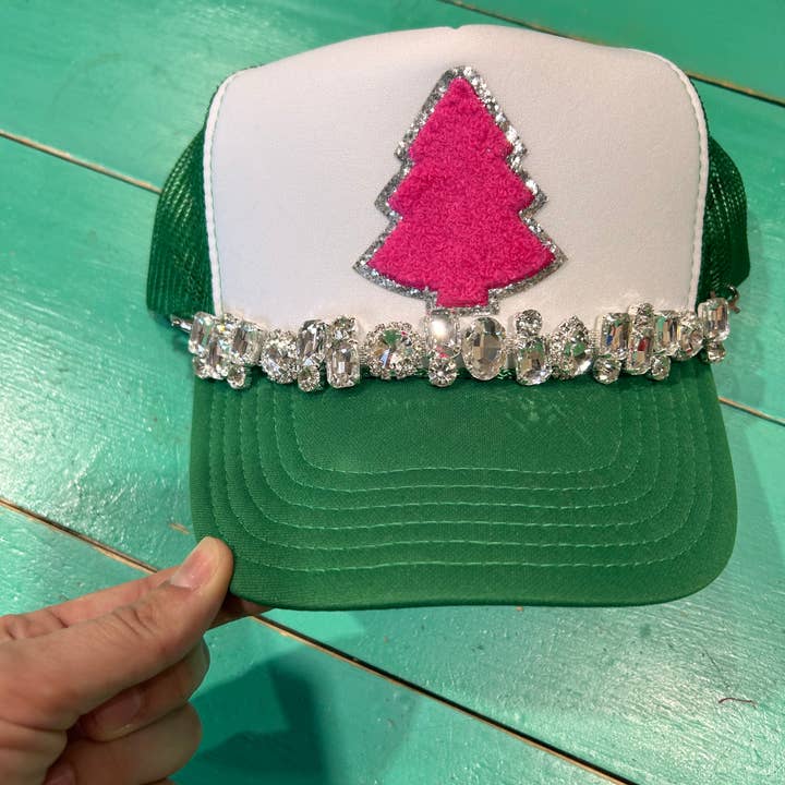 Vibes Hat Company - Wholesale Hat Accessory - Women's - Jumbo Rhinestone Trucker Chain | Hat Jewelry | Sparkle |