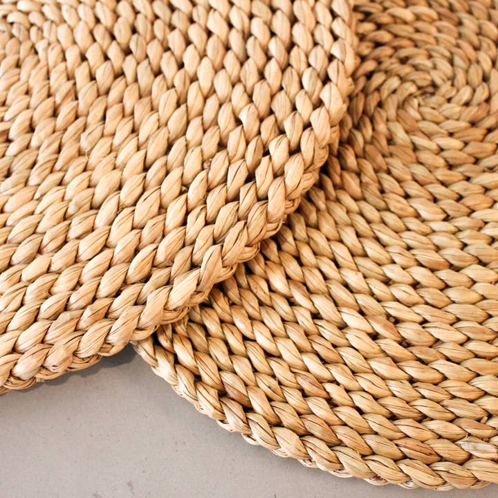 Woven Rush Placemats for wholesale by Raw Label