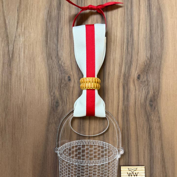 Lysskibskurv Ornament - Ferieudgave 2025 for engroshandel hos Whale Tail Weaving