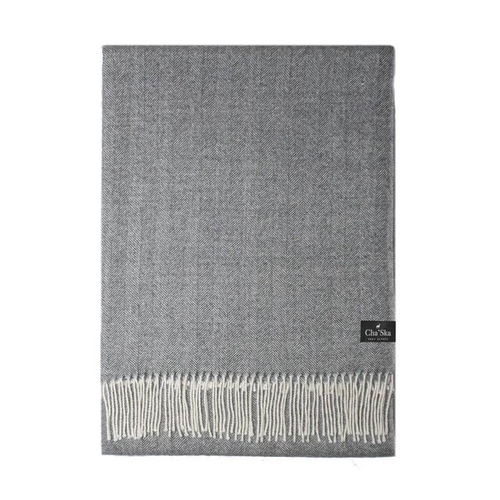 Storm Gray Chevron Stole for wholesale by Cha'Ska baby Alpaga