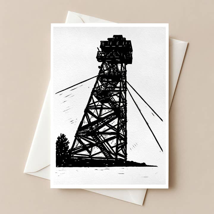 Black Butte Eldtornkort för wholesale av PrintsOnTheTrail