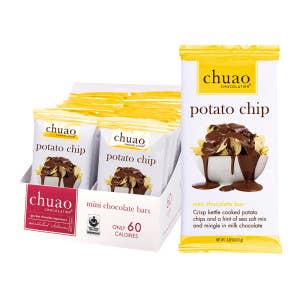 L&F Universal Goods – wholesale Chocolate bar – Chuao Mini Milk Chocolate Potato Chip 24/0.39OZ0