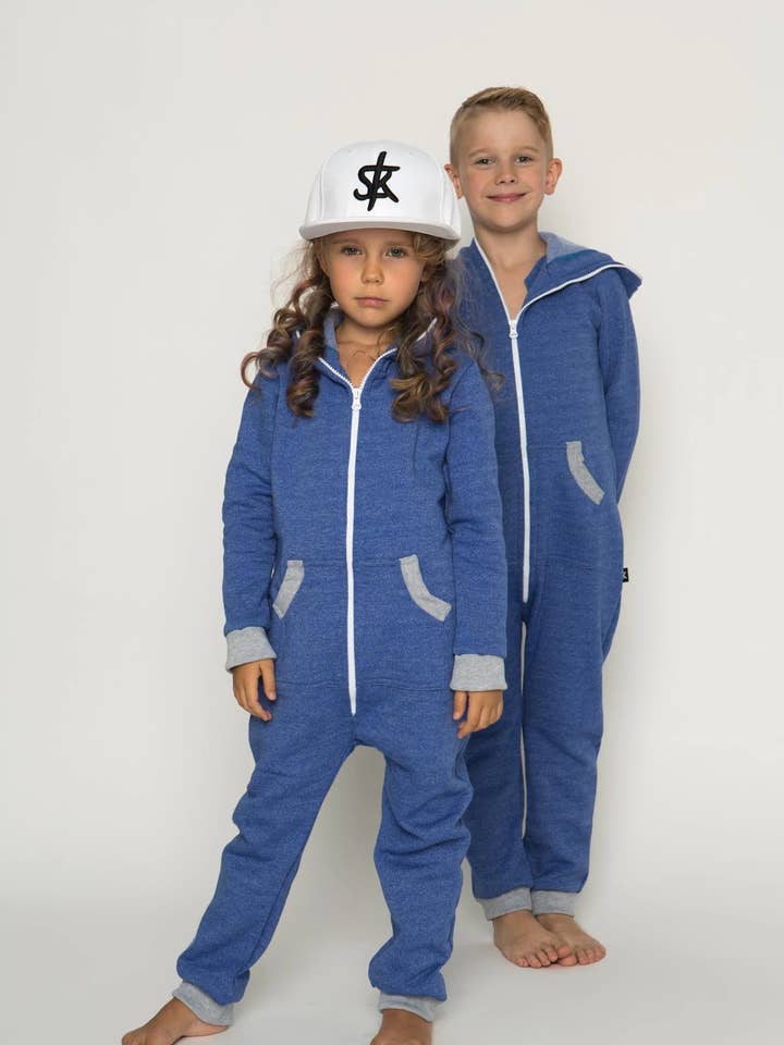 Jeans Color Unisex Kids Onesie for wholesale by Sofa Killer
