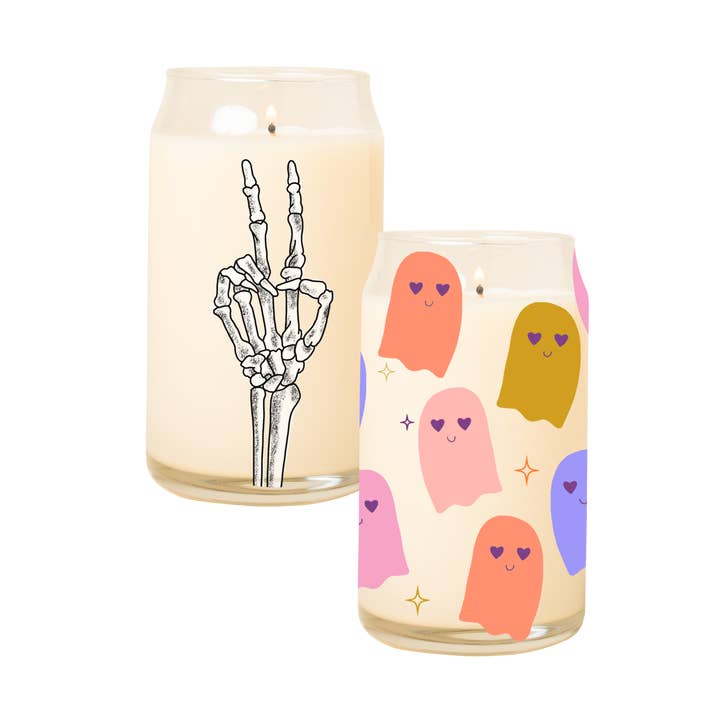 Halloween Candle Can Glass for wholesale by Talking Out of Turn