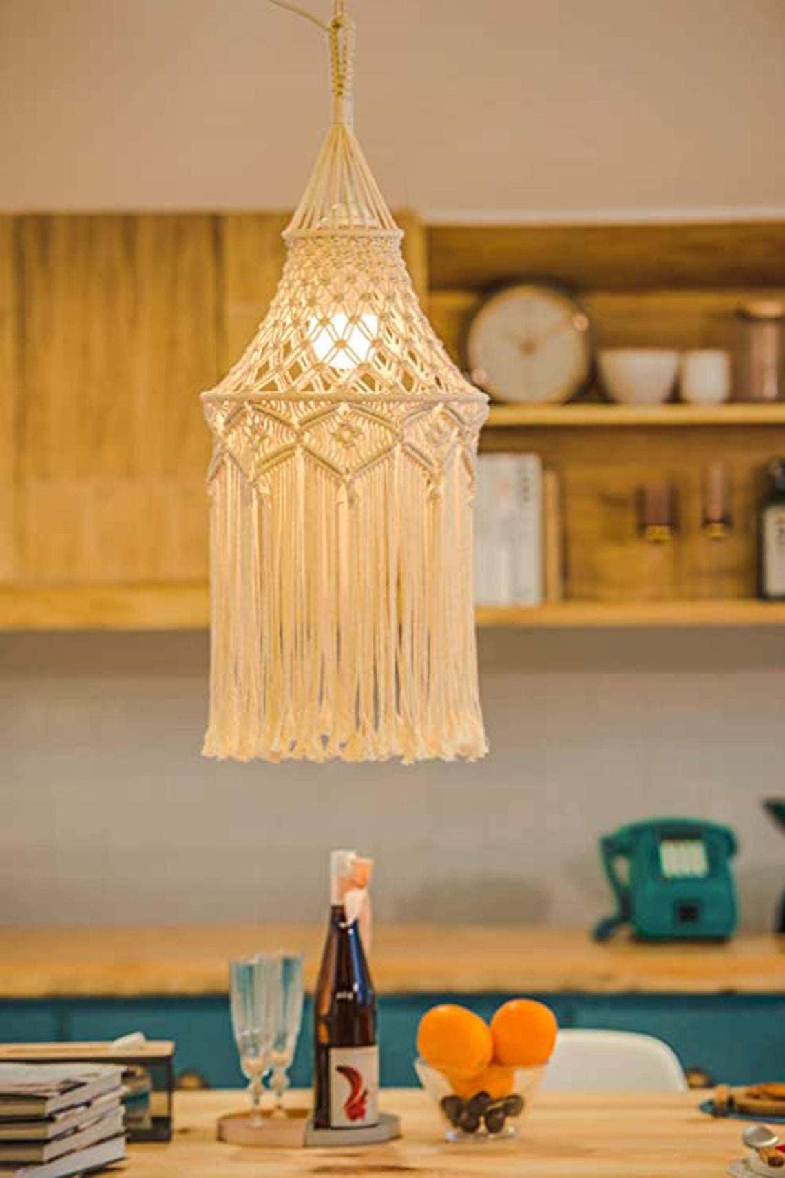 Sparkle Being - Wholesale Lamp Shade - Macrame Light Shade Chandeliers Wall Hanging Lamp Shade7