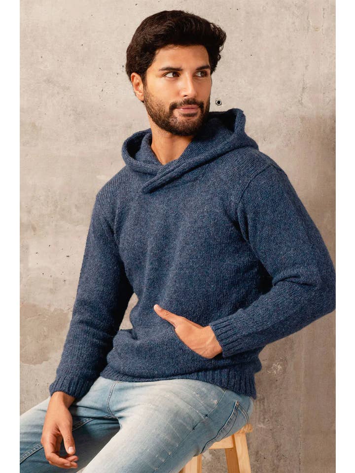 Alpaca Collections - Wholesale Hoodie - Men's - Brian Alpaca Hoodie