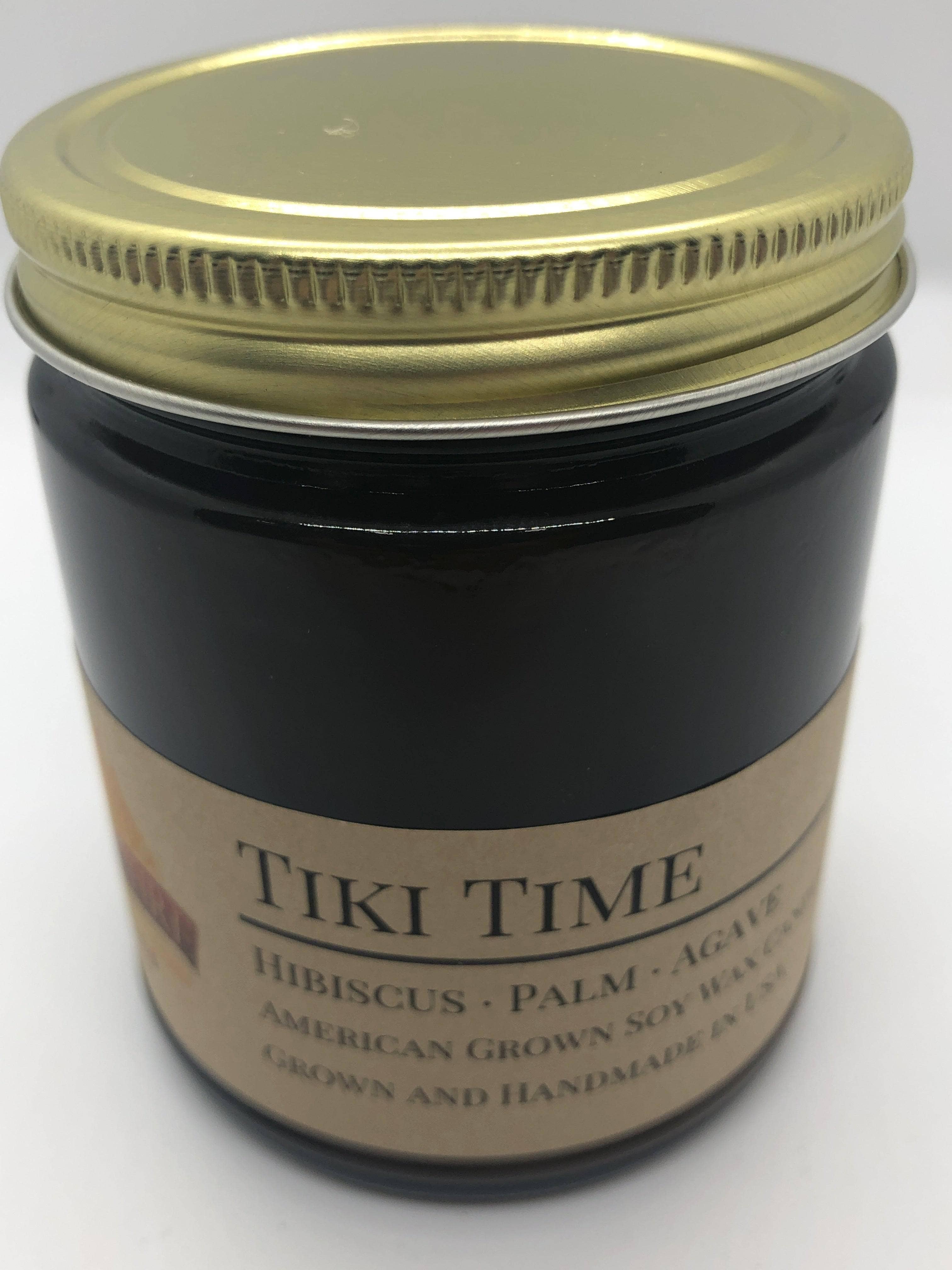 VIAI Beauty - Wholesale Pot/gevulde kaars - Tiki Time Sojawaskaars | 9 oz Amber Apotheekpot4