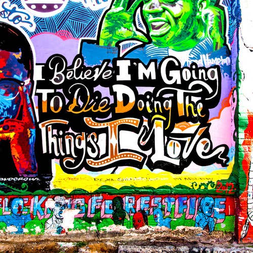 Believe Mural Cerâmica Coaster por atacado de South Austin Gallery