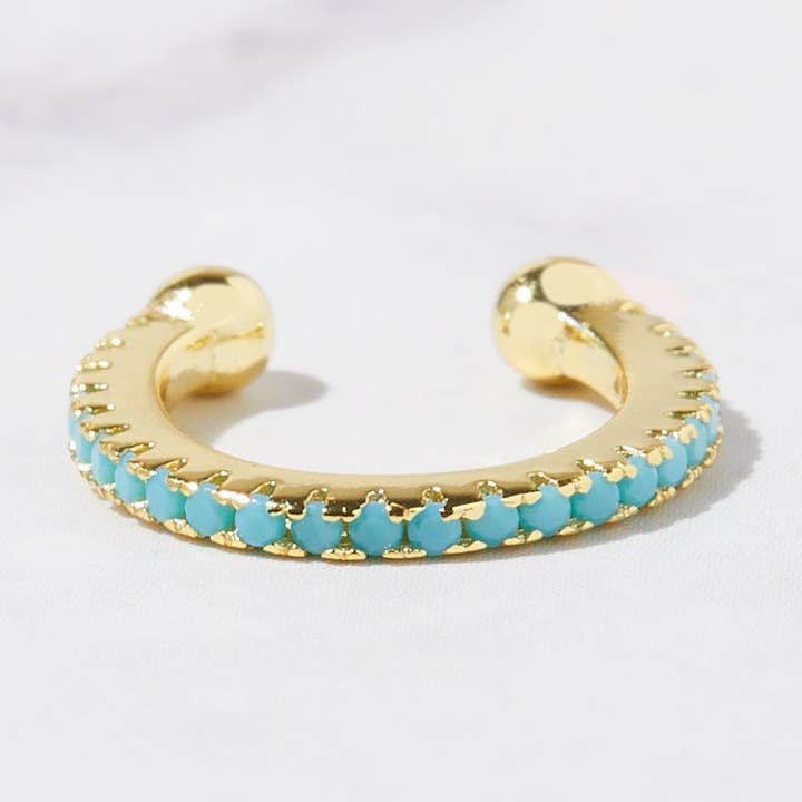 Sami Jewels - Wholesale Cuff/Wrap Earrings - Turquoise Ear Cuff0