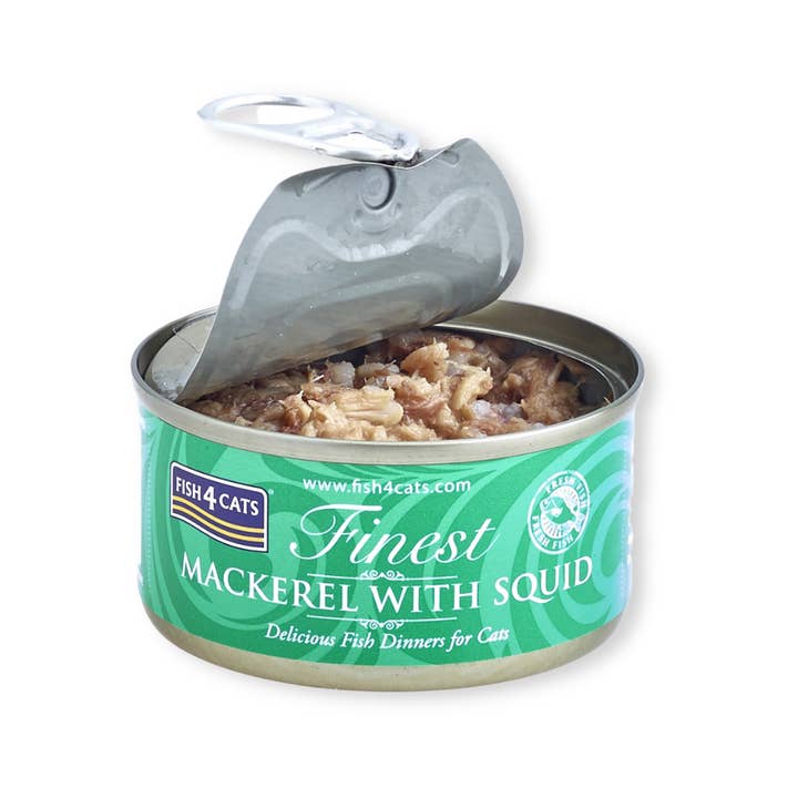 Fish4Cats Finest Mackerel with Squid 70 g for wholesale by Lucky-Pet Handels- und Produktions GmbH