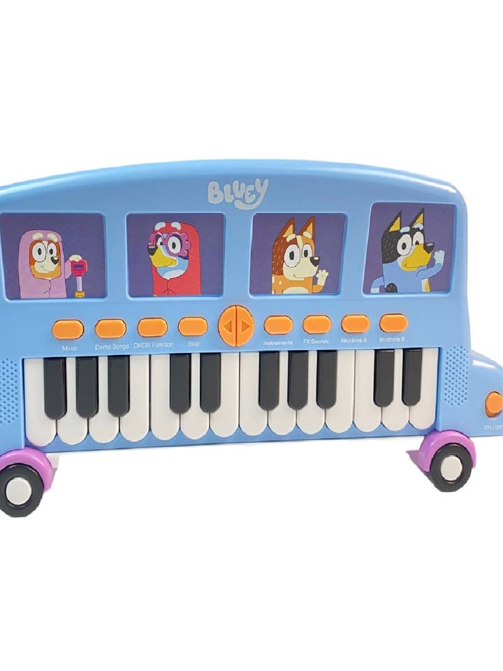Bluey Musical Toy – Musical Bus Electronic Keyboard for wholesale by License 2 Play Toys