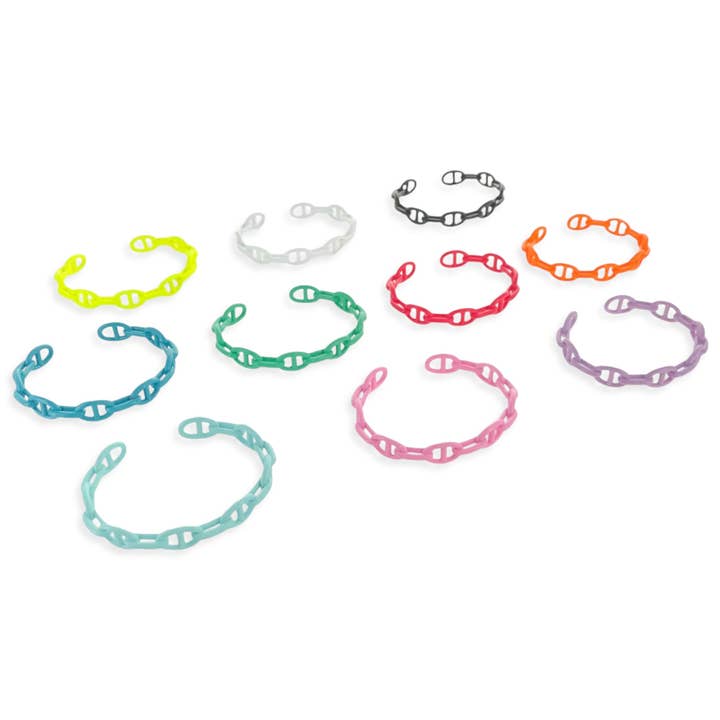 LBR121 - Manchette Émail Marin* pour la vente par OMG Blings