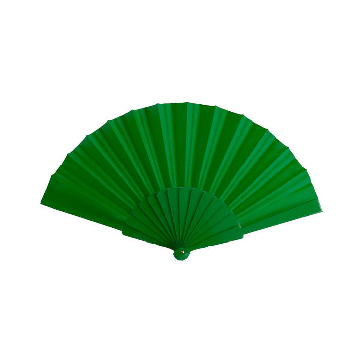 eBuyGB Craft Blanks - Wholesale Handheld Folding Fan - Handheld Folding Coloured Plastic Manual Fan Summer Holiday