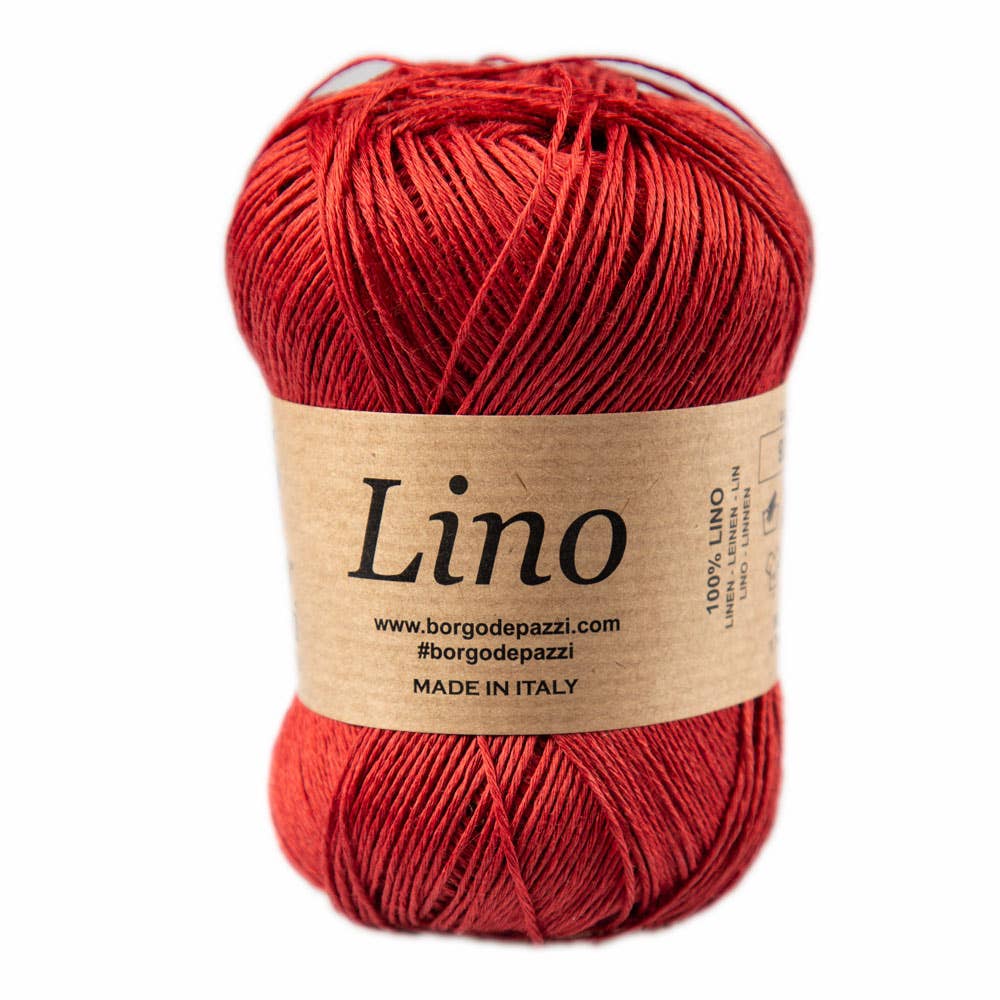 Borgo de' Pazzi - Firenze – Großhandel Garn – Lino - Leinenwolle 10 x 50 g Knäuel15