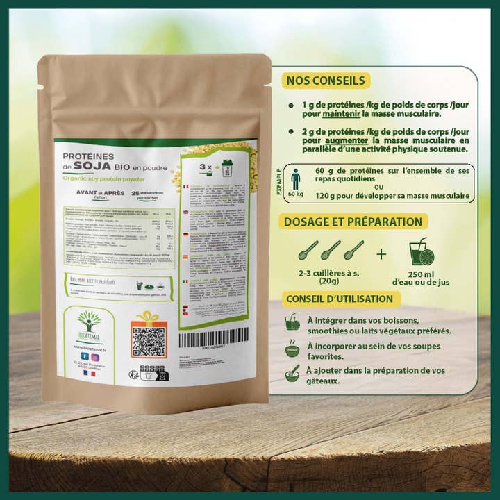 Bioptimal – wholesale Protein-/superfoodpulver – Ekologiskt sojaproteinpulver från Bioptimal8