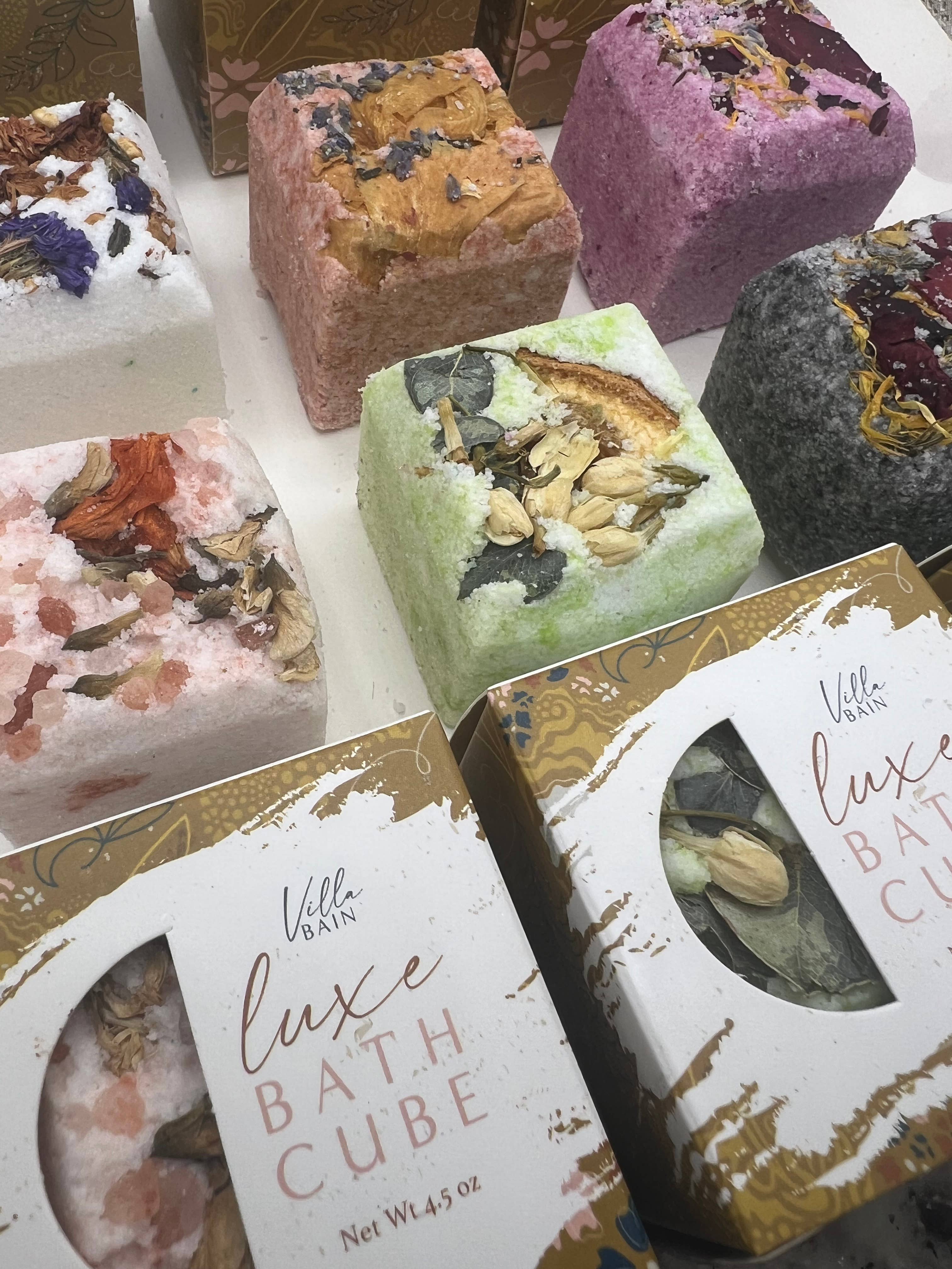 Villa Bain - Wholesale Bath Bomb/Fizz - Luxe Bath Cube -Lavender4