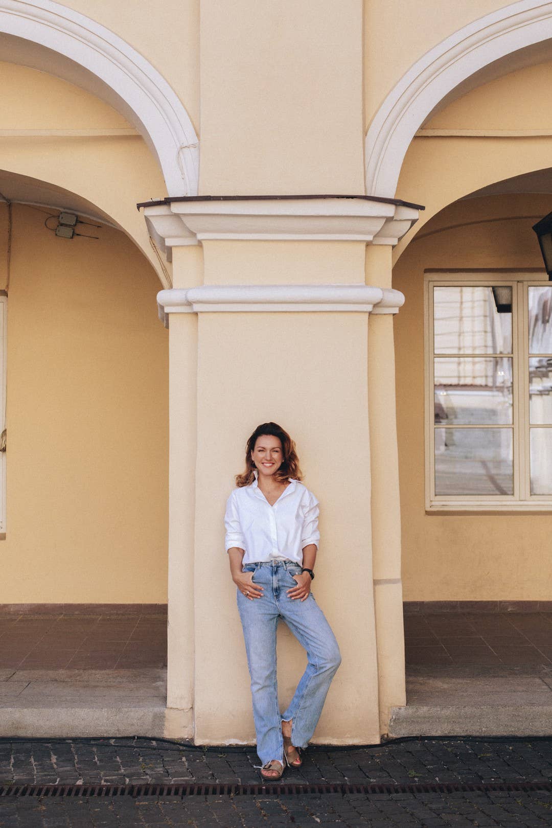 CAPSULE by Agnė Gilytė - Vente Chemise à col boutonné – femme - Chemise « FLORENCE » en coton de haute qualité21