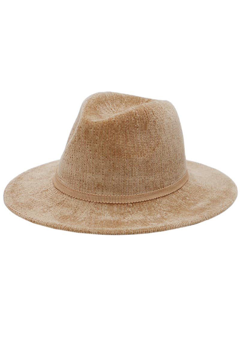 Cap Zone – wholesale Fedora – Women’s – Velvety Corduroy Woven Chenille Floppy Fedora Rancher Hat9