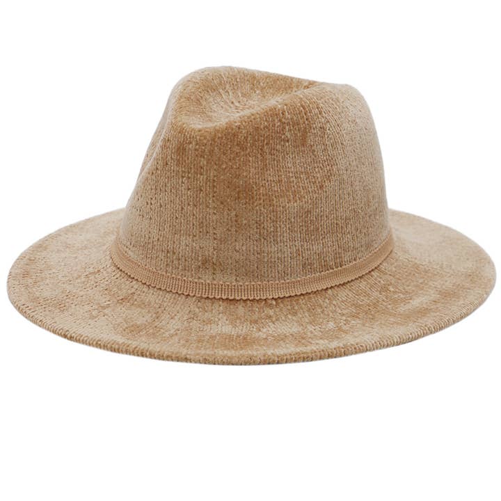Cap Zone – wholesale Fedora – Women’s – Velvety Corduroy Woven Chenille Floppy Fedora Rancher Hat9