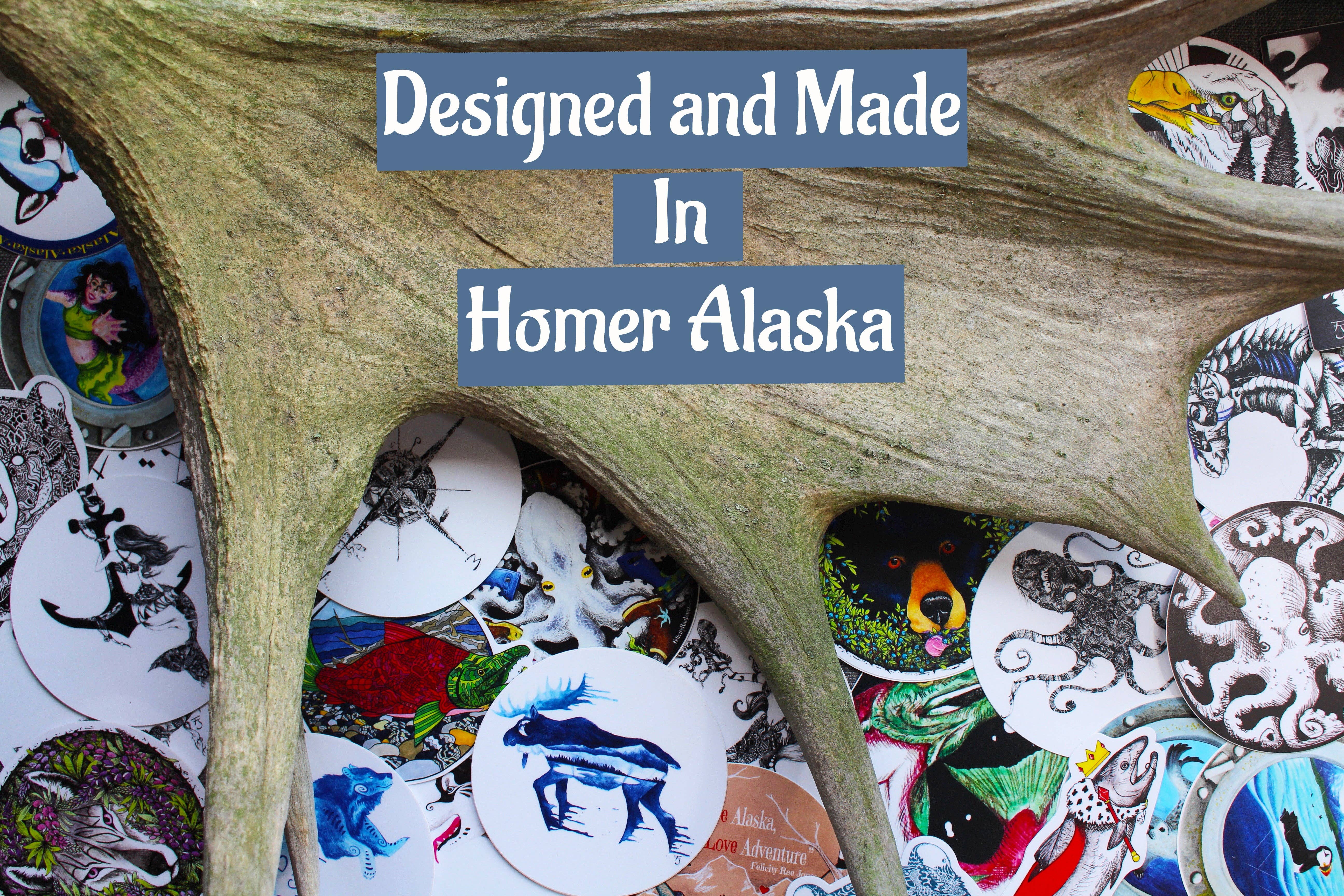 FJ Creations - Wholesale Sticker - "To Love Alaska..." JUMBO 6" Vinyl Sticker3