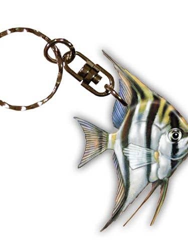 Fish Angel nøglering Træ for engroshandel hos Pipsqueak Productions