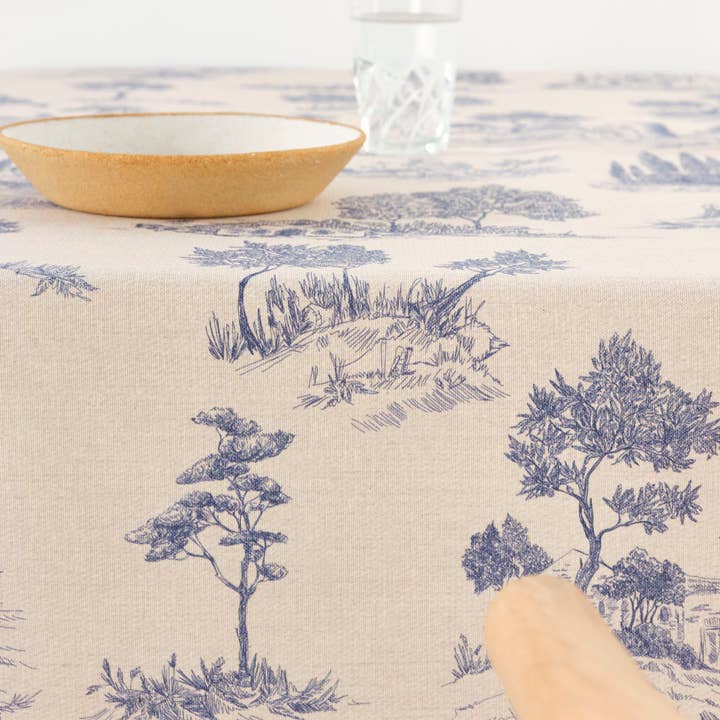 SG HOGAR - Wholesale Tablecloth - Resinated Stain Resistant Tablecloth 0120-3704
