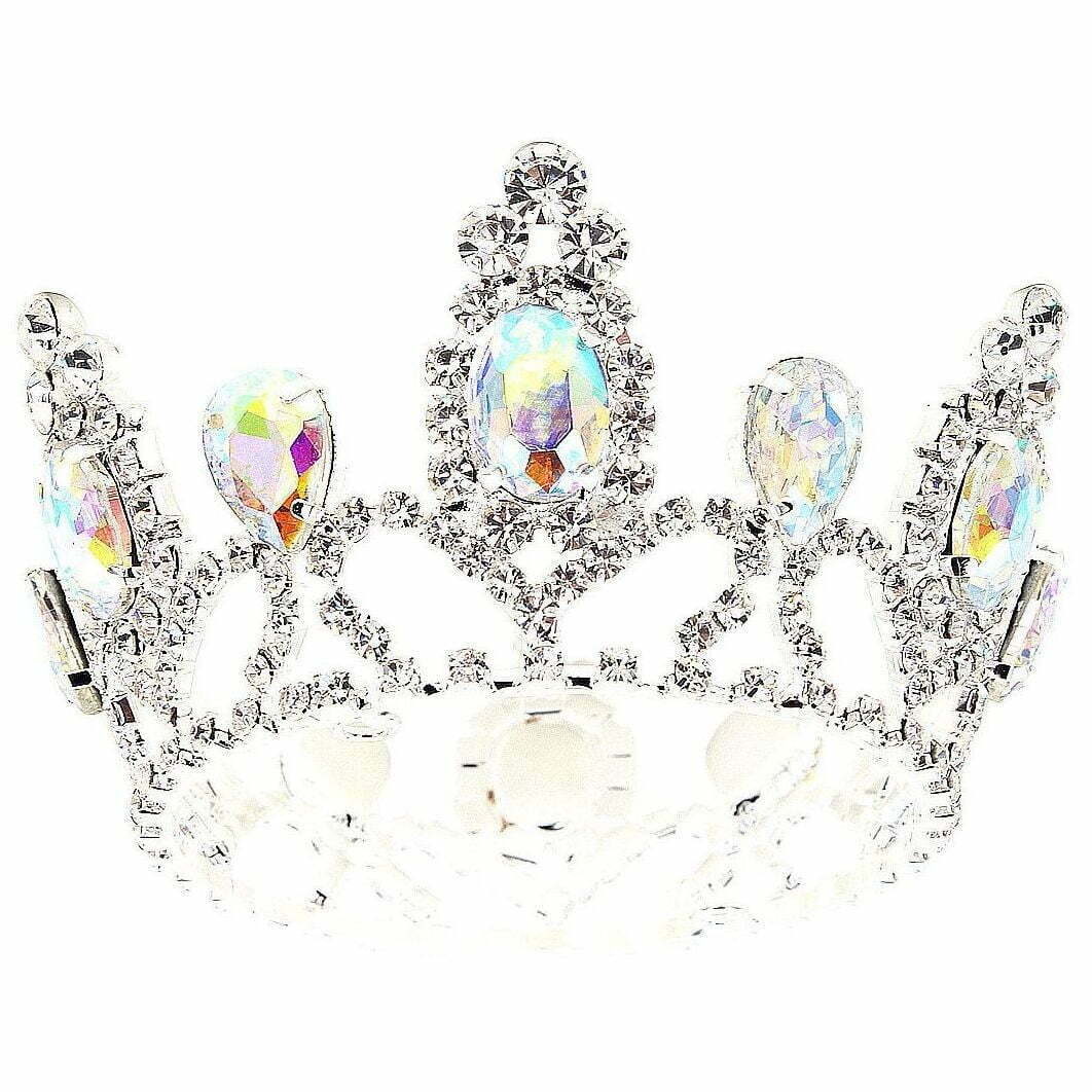 Diacly - Wholesale Tiara - Women's - Rhinestone Small Tiny Mini Crown 6 Different Color2
