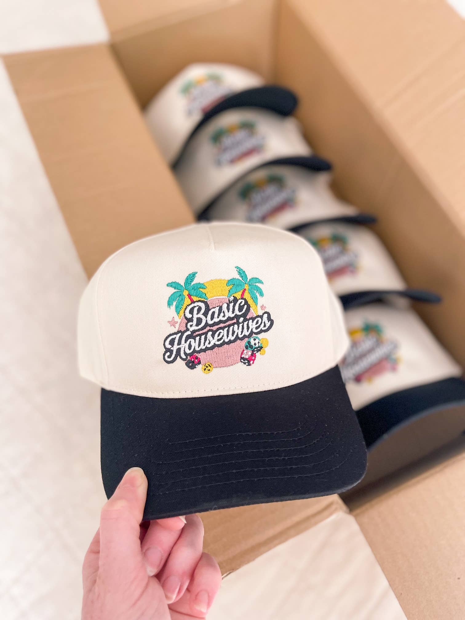 Ginger And Thread - Wholesale Trucker Hat - Women's - Custom Embroidered Baseball Hats, Logo 5 panel Hats Branded 5