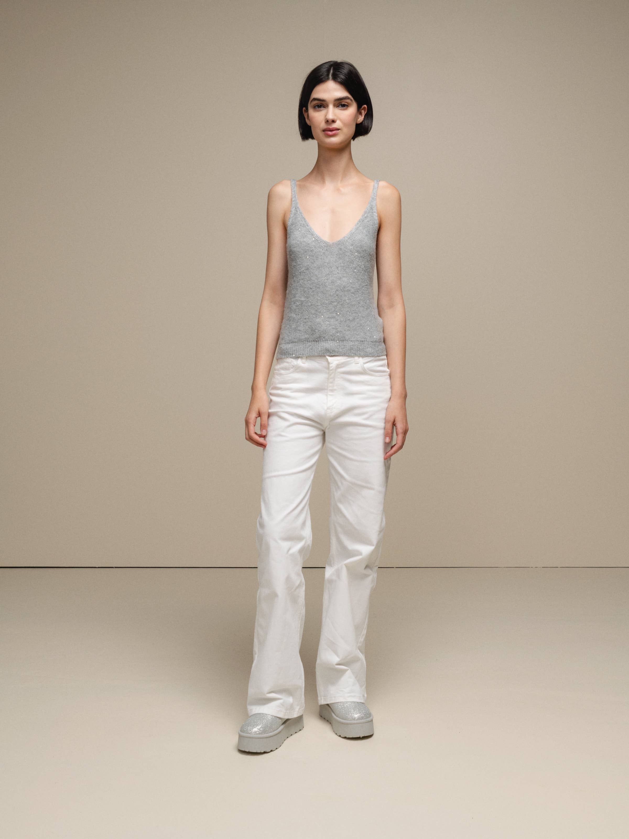 SMF - Wholesale Tank Top - Women's - 239372 - TOP 50%PC 30%NY 10%WO 10%PE5