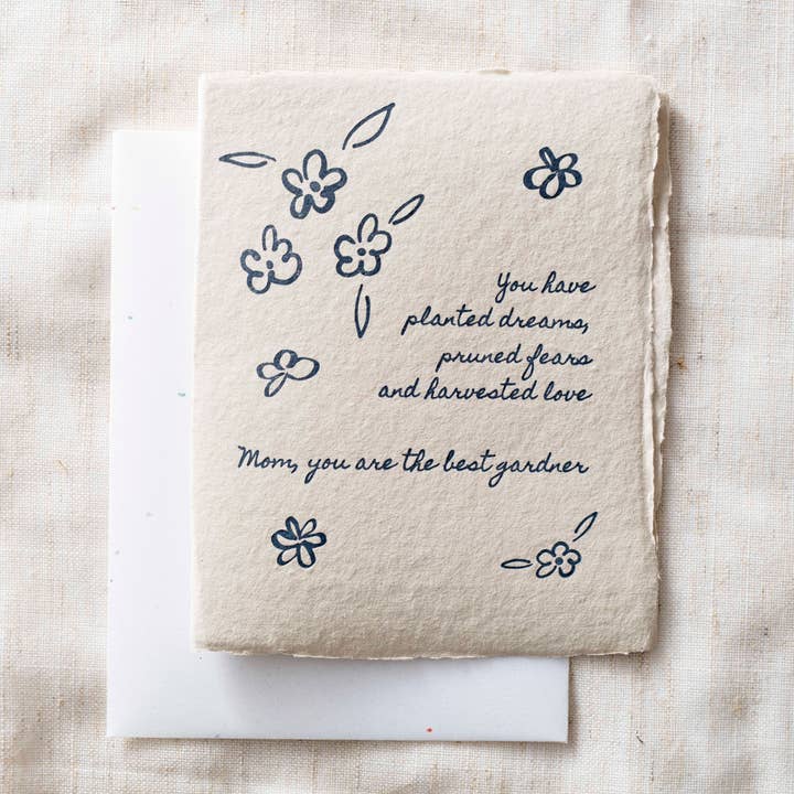 Harvesting Love Best Mom Gardener | Mother's Day Card for wholesale by Paper Baristas