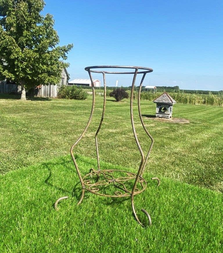 Garden Iron And More - Wholesale Plant Pot Stand - Iron Pot Holder or Gazing Ball Stand Various Sizes4