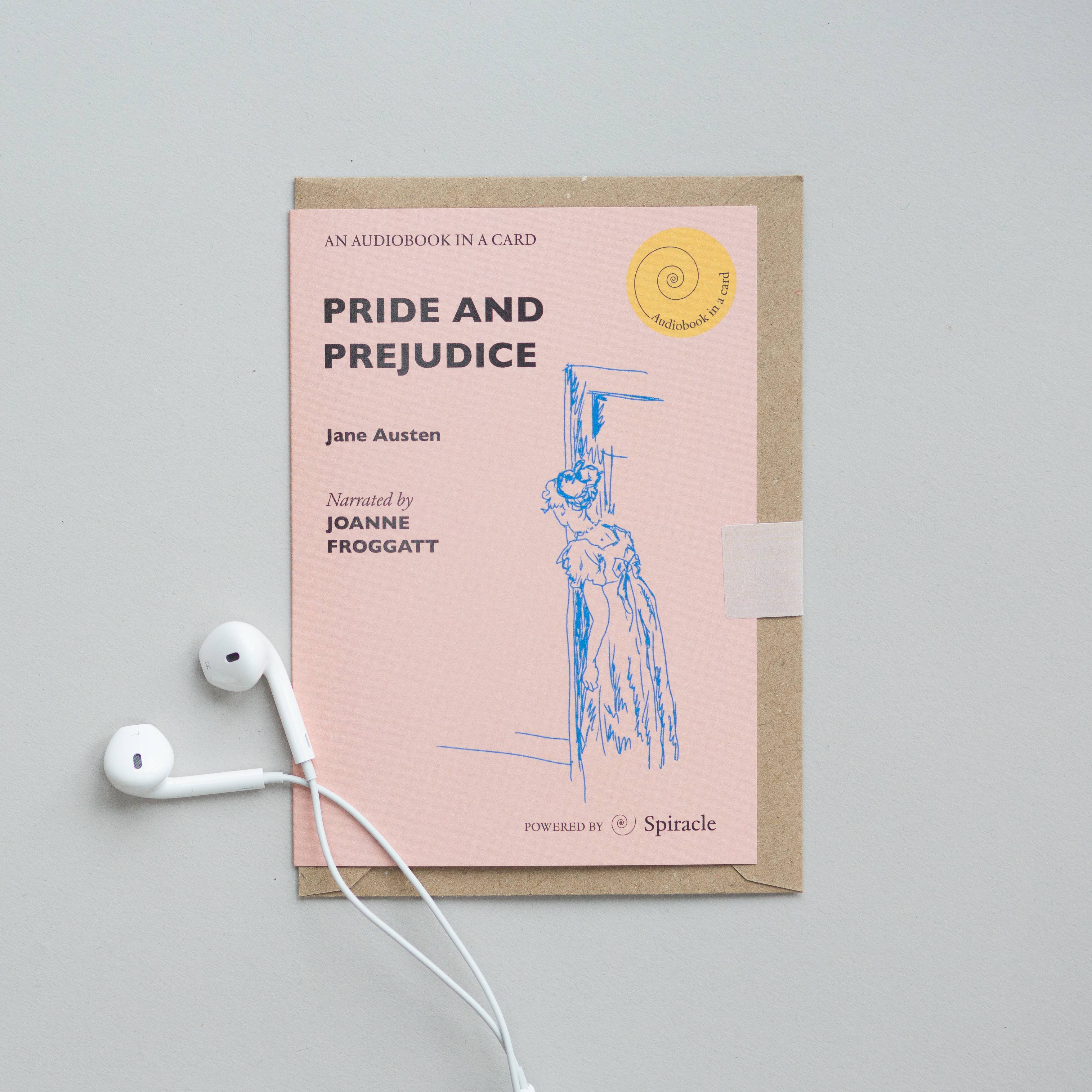 Spiracle Audiobooks – wholesale Everyday greeting card – Jane Austen’s Pride and Prejudice Audiobook Gift3