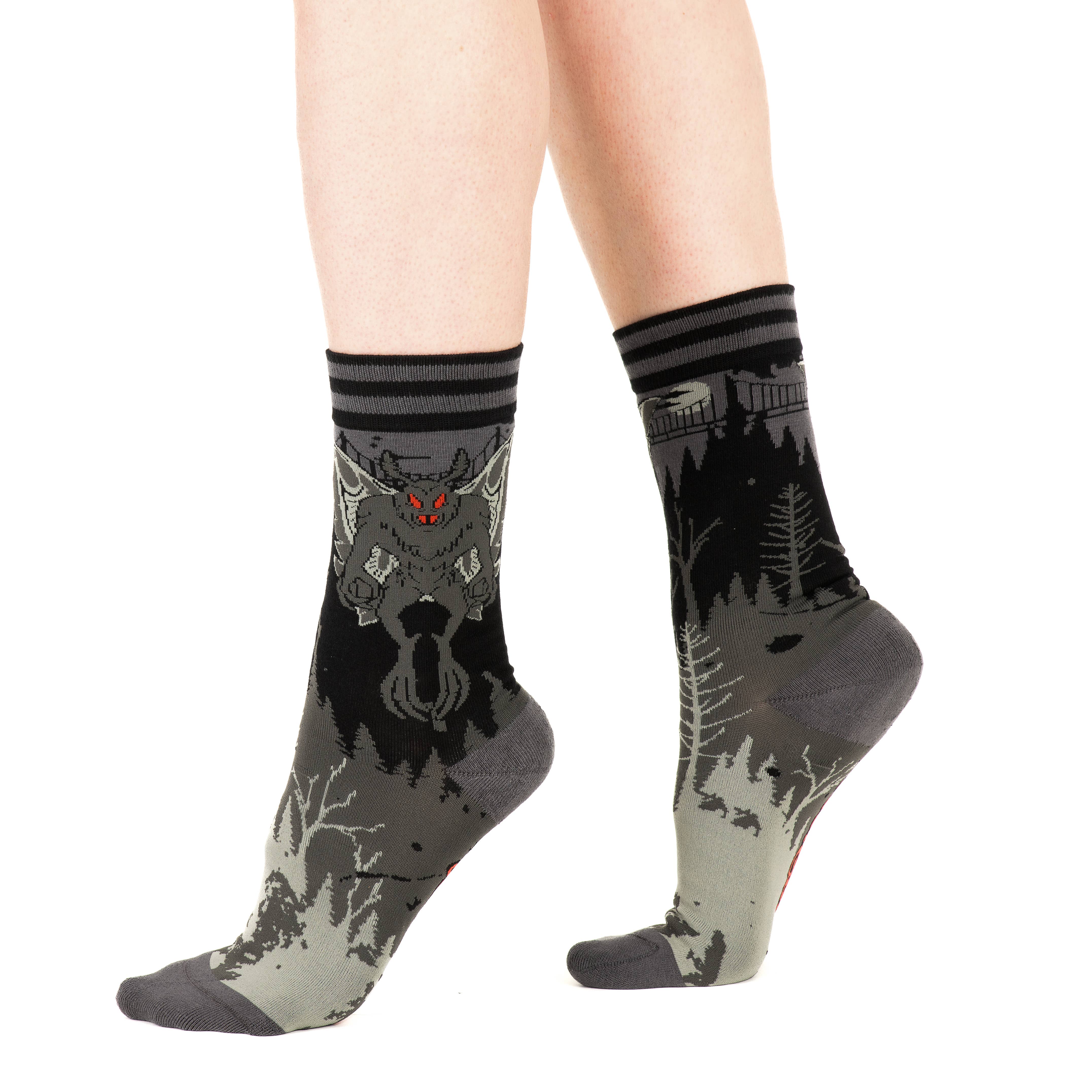 FootClothes LLC - Wholesale Socks - Unisex - Mothman Crew Socks11