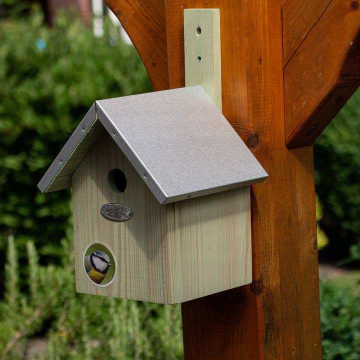 Antikas - Wholesale Bird House - Blue tit nesting box. Tit box. Bird nesting aid