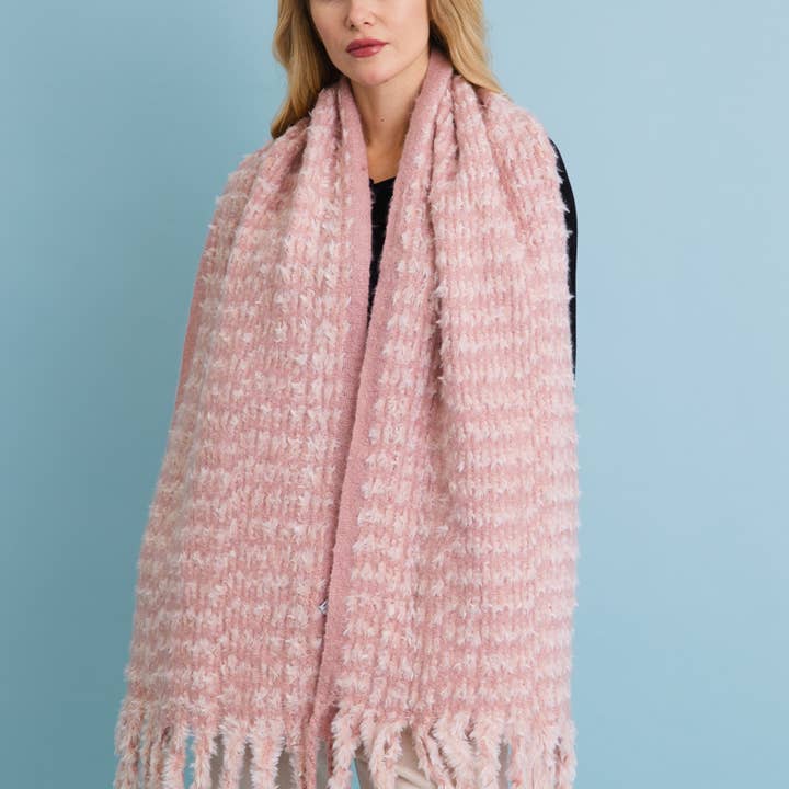 Leto Accessories - Wholesale Scarf - Unisex - Ultra Soft Chenille Tassel Scarf - 6 Colors!12