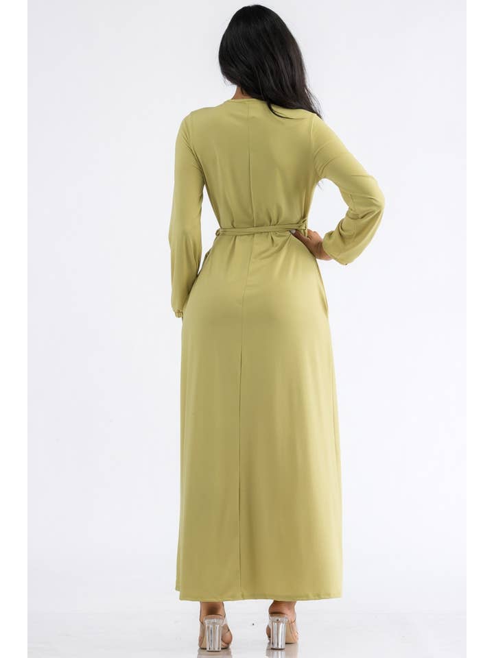 H&H Fashion Inc. - Wholesale Dress - Women's - HH548X1-LS PLUS SIZE LONG SLEEVE MAXI DRESS2